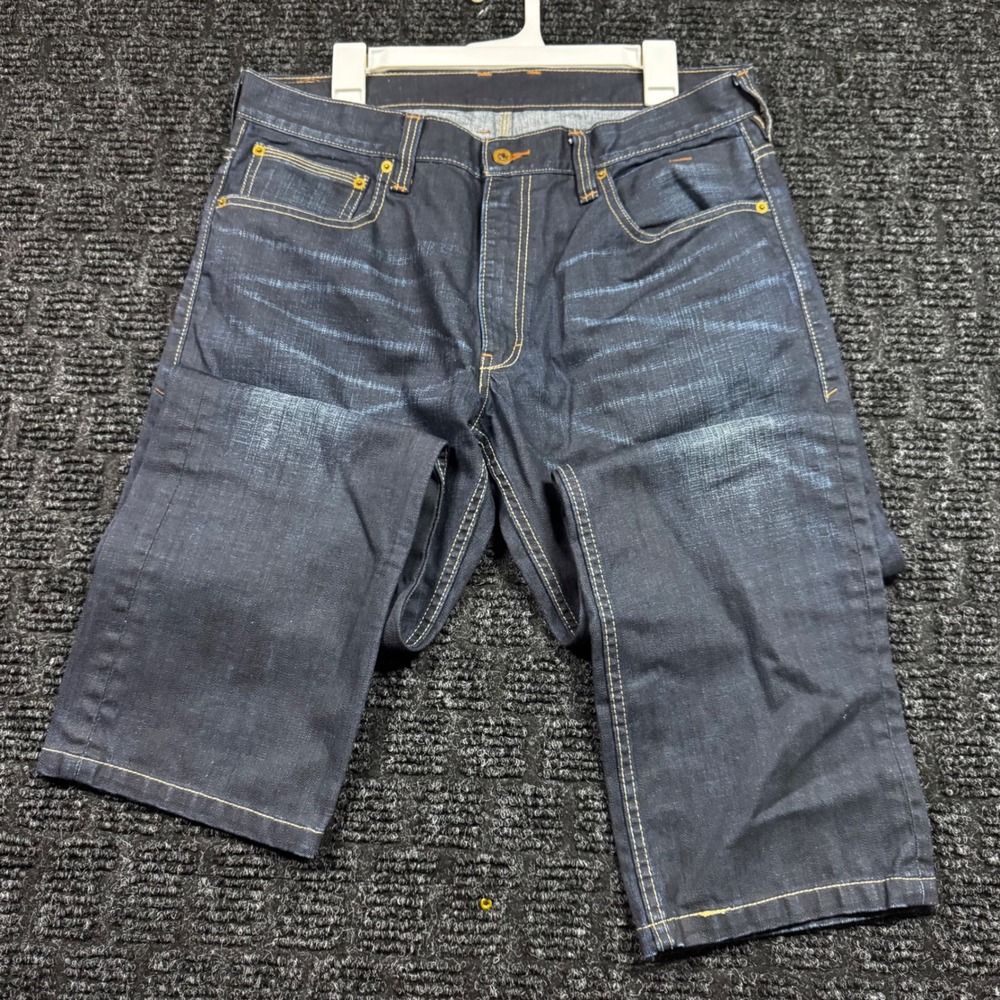 Levis 514 Slim Straight Jeans Mens 36x29 Indigo Dark Wash Denim 100% Cotton